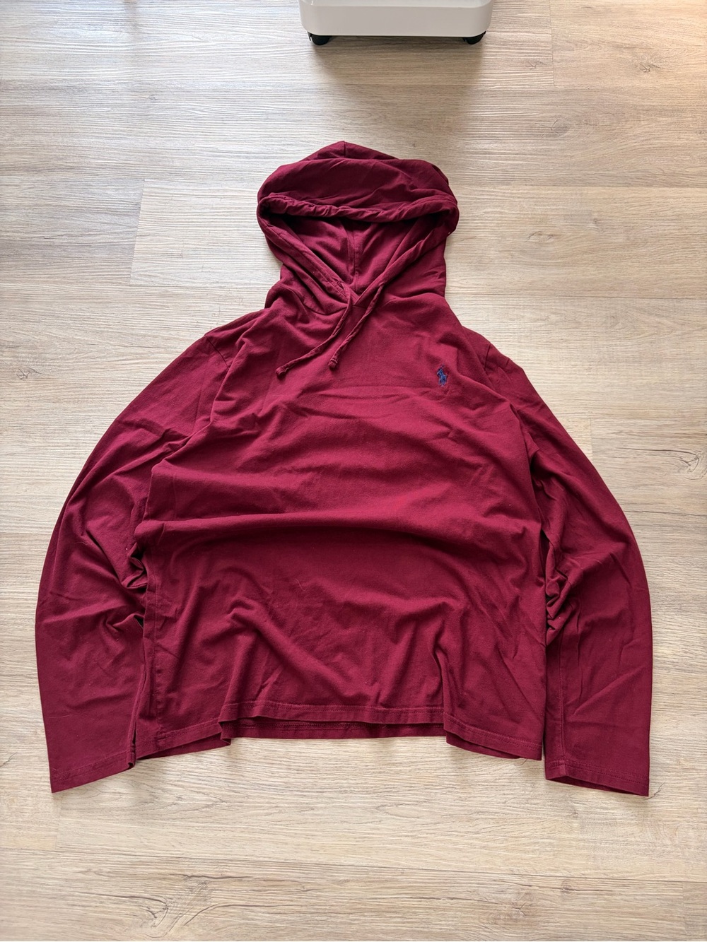 Polo by Ralph Lauren Maroon Hooded Long-Sleeve Pullover